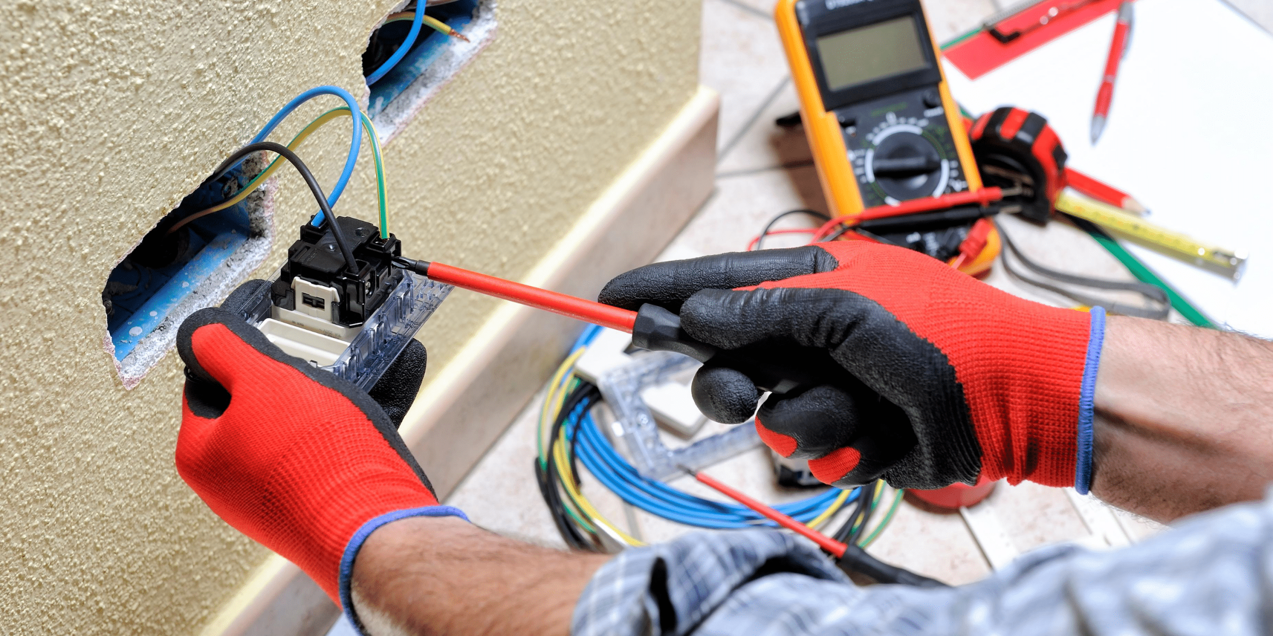 Speck Family Electric changing the wires to an outlet is when you should hire an electrician.