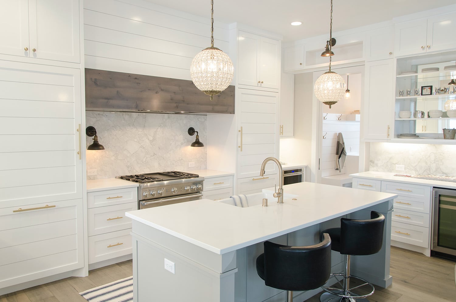 Modern well-lit kitchen