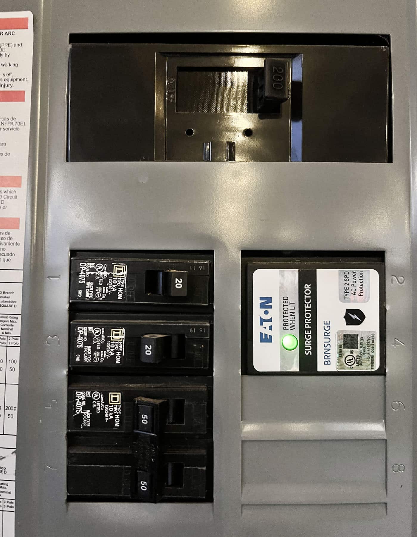 active whole house surge protection installed in home in Sparta, TN